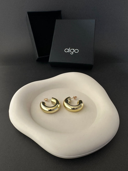 Classic Hoop Earrings (Gold)