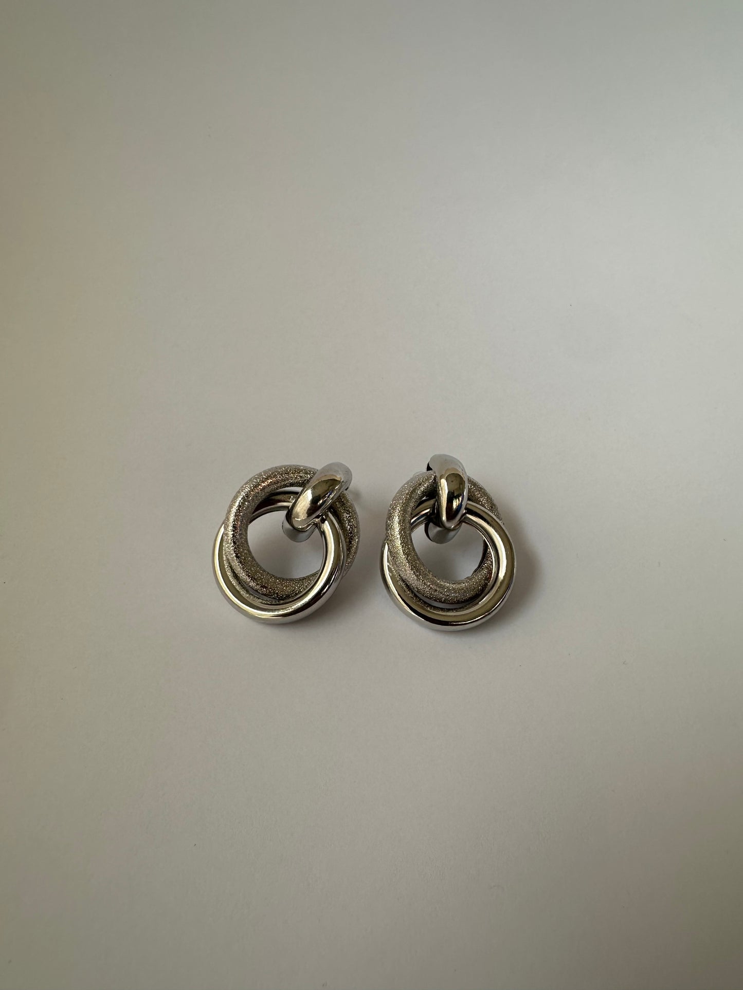 Elegant Double Hoop Earrings