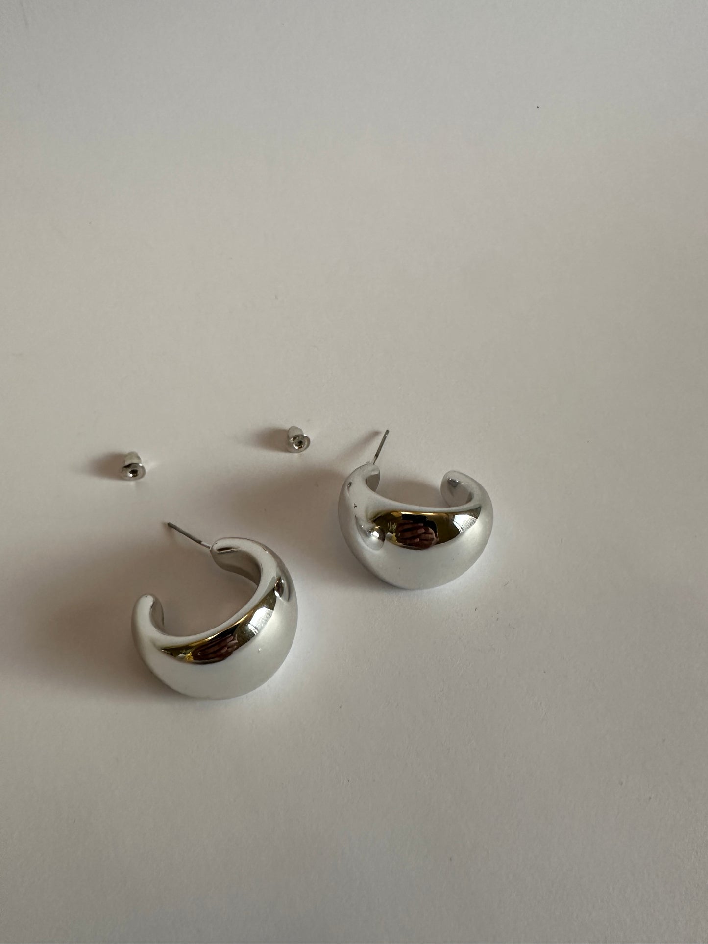 Puffy Hoop Earrings