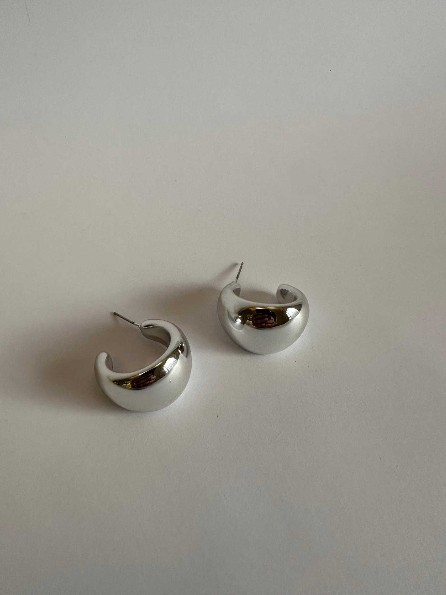 Puffy Hoop Earrings