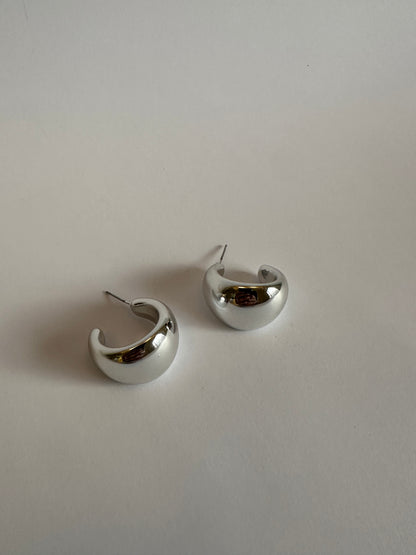Puffy Hoop Earrings