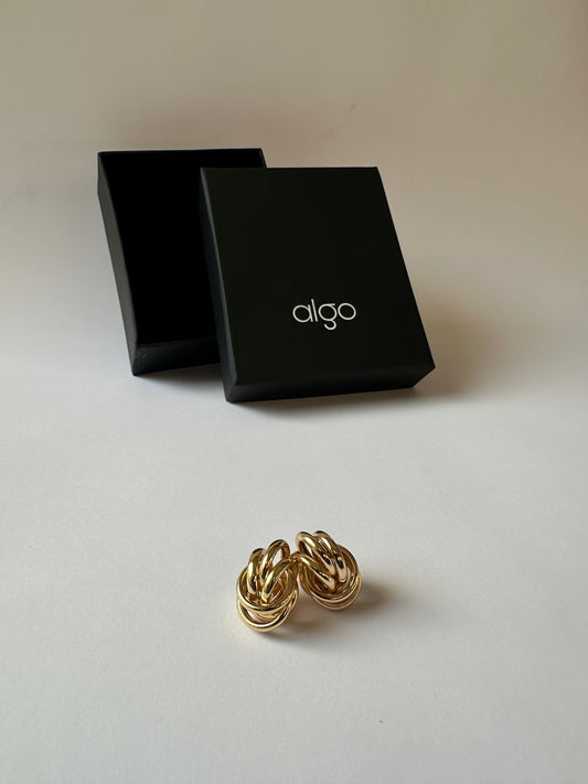Classic Knot Earrings (Gold)