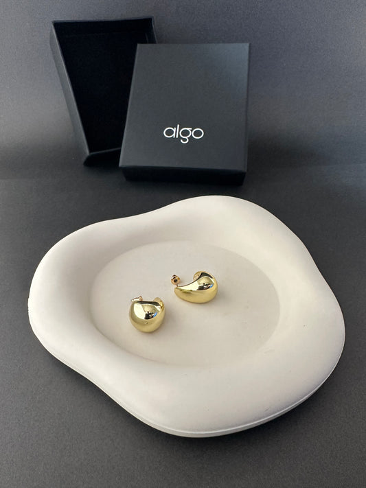 Classic Chunky Earrings (Gold)