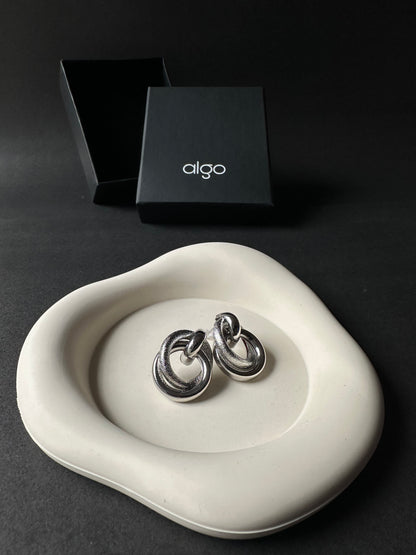 Elegant Double Hoop Earrings