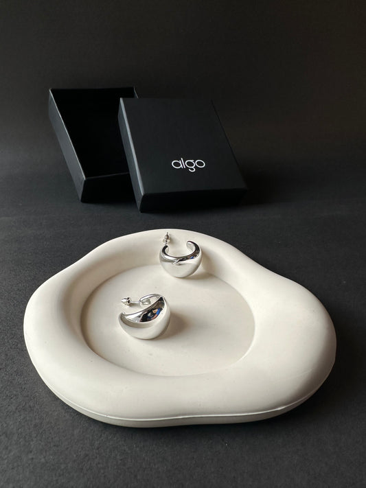 Puffy Hoop Earrings