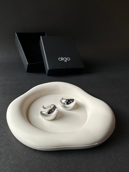 Puffy Hoop Earrings