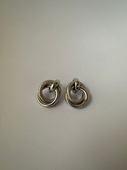 Elegant Double Hoop Earrings